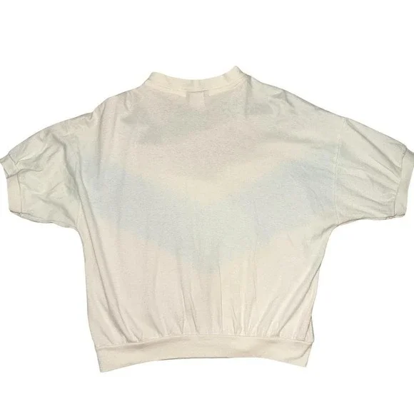 Vintage 70s Act III chevron color block blouse M/L - Picture 5 of 7